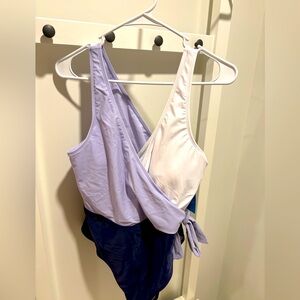 Cupshe wrap style bathing suit.